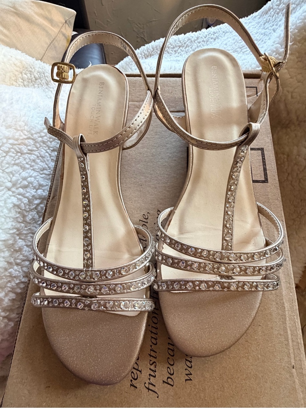 Touch Ups Hailey T-Strap Wedge Sandals